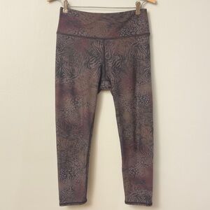 Womens Becco High Waisted Cropped Leggings Size M